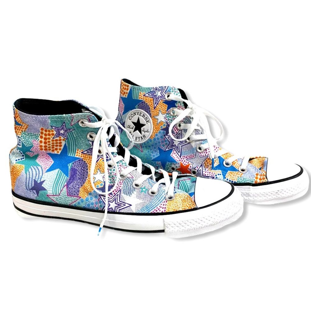 🚨SOLD🚨NEW Converse CTAS Mosaic High Top Sneakers - Picture 4 of 10